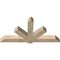 Ekena Millwork Kennewick Rough Sawn Timber Gable Bracket, Douglas Fir, 72"W x 36"H x 6"D x 6"F, 12/12 Pitch GBW072X36X0606KEN00RDF - alternate 3
